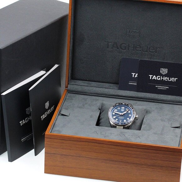 TAG HEUER Otavia WBE511A 60th Anniversary GMT blue Dial Automatic Men's_847592 - Picture 1 of 7